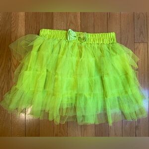 Hot Topic Bright yellow tulle Tutu
